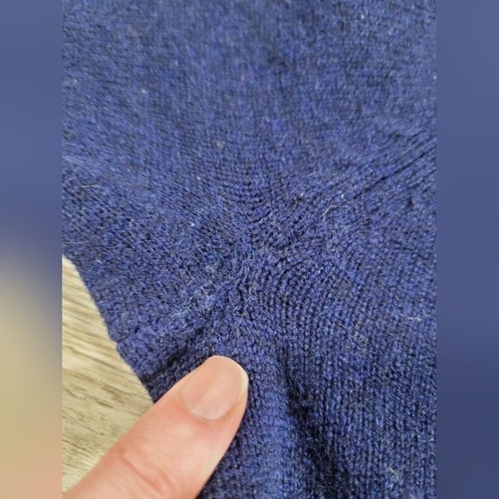 Washable Wool Brooks Brothers 346 Sweater M/ M Blue Crewneck LN - Picture 16 of 16